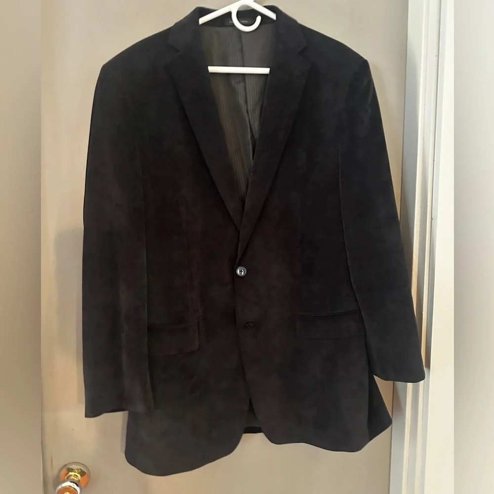 Calvin Klein Charcoal Corduroy Men's Blazer